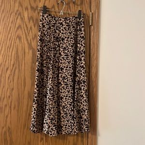 Reformation Zoe side slit midi skirt in blitz